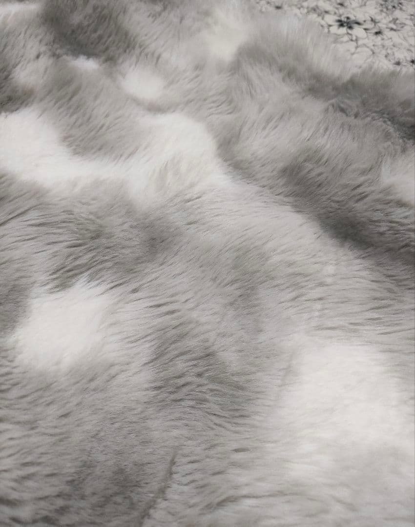 【Francfranc】WARMYポコモコファ掛布団カバーシングルグレー枕カバー