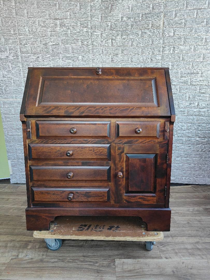 北海道民芸家具 ライティングデスク ライティングビューロー