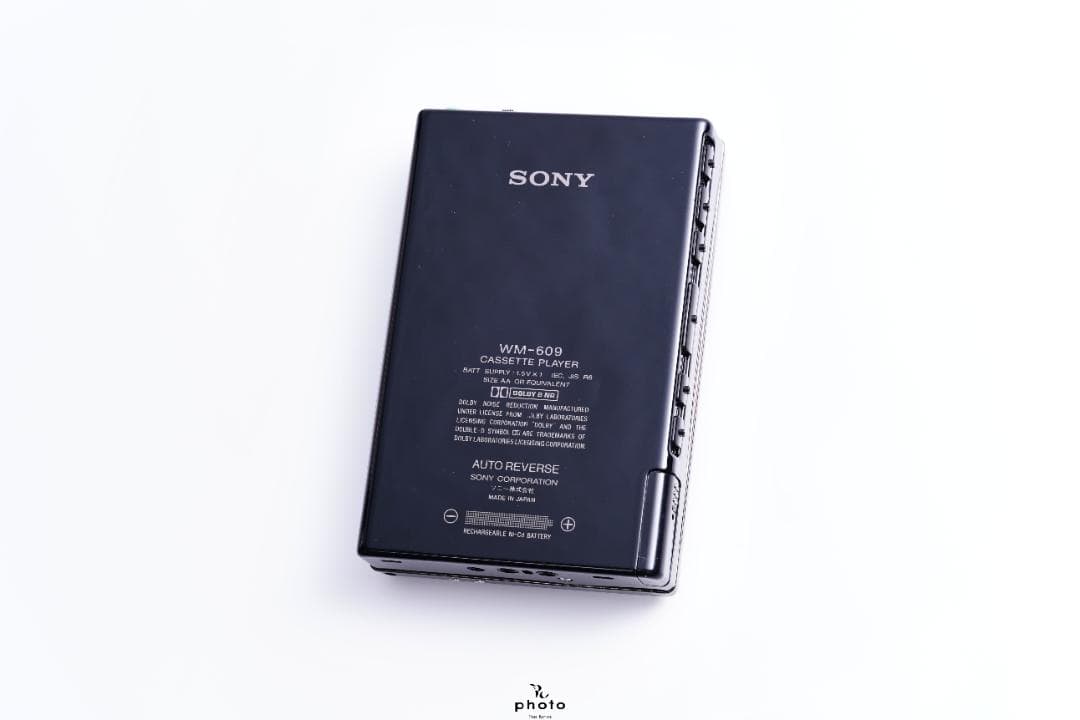 SONY WALKMAN カセットウォークマン WM-609 ブラックペイント