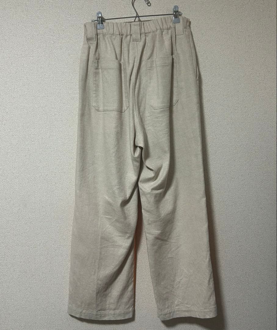 23AW WATARU TOMINAGA open knee リネンパンツ