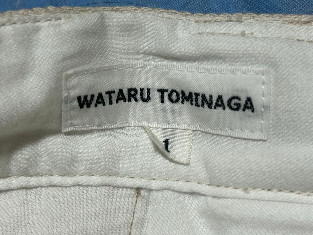 23AW WATARU TOMINAGA open knee リネンパンツ