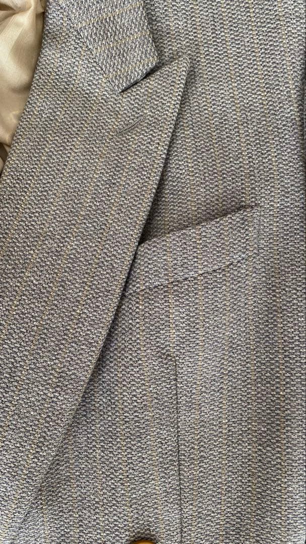 GIORGIO ARMANI ジョルジオアルマー 二 ブラウン系 ダブルスーツ