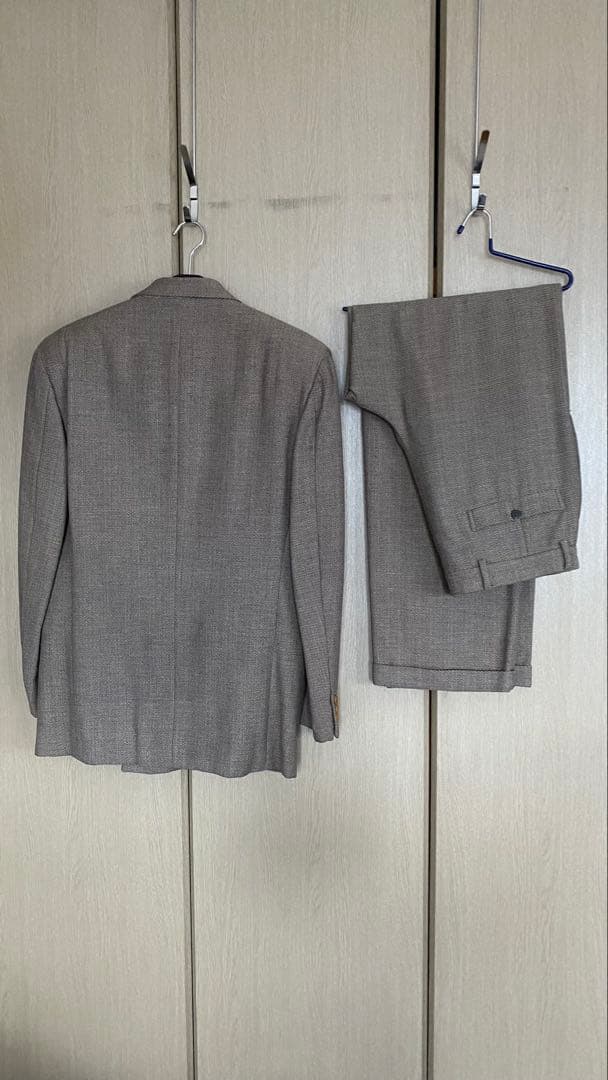 GIORGIO ARMANI ジョルジオアルマー 二 ブラウン系 ダブルスーツ