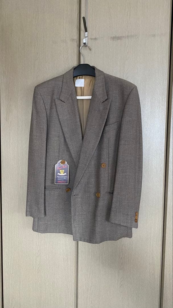 GIORGIO ARMANI ジョルジオアルマー 二 ブラウン系 ダブルスーツ