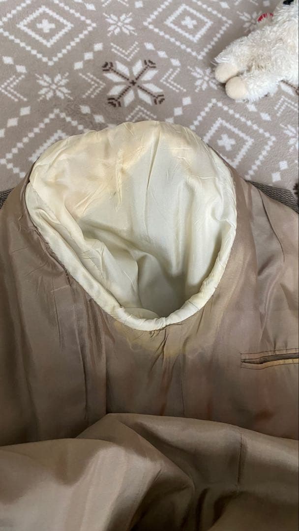 GIORGIO ARMANI ジョルジオアルマー 二 ブラウン系 ダブルスーツ