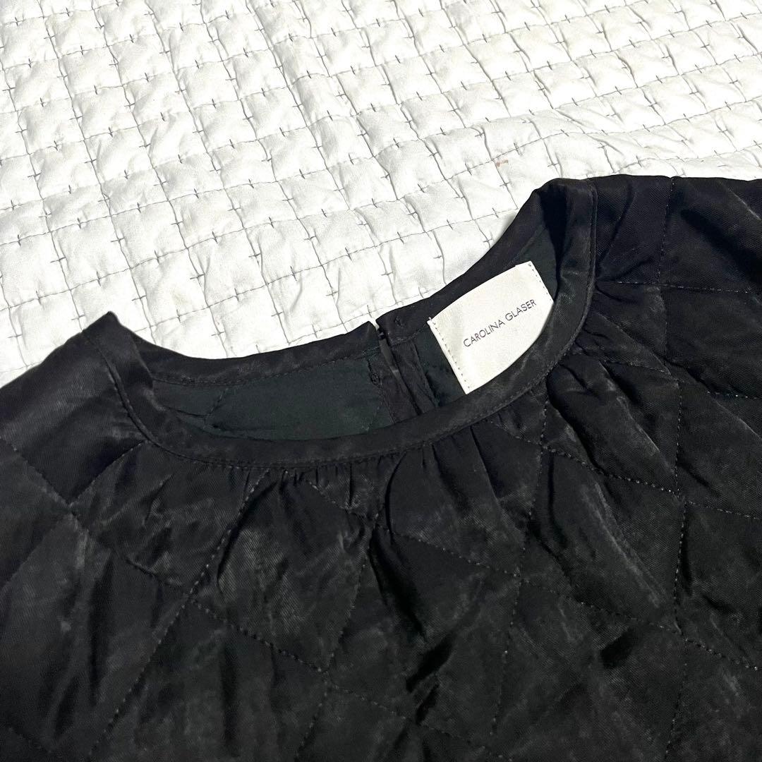 CAROLINA GLASER カロリナ グレイサー ワンピース キルティング