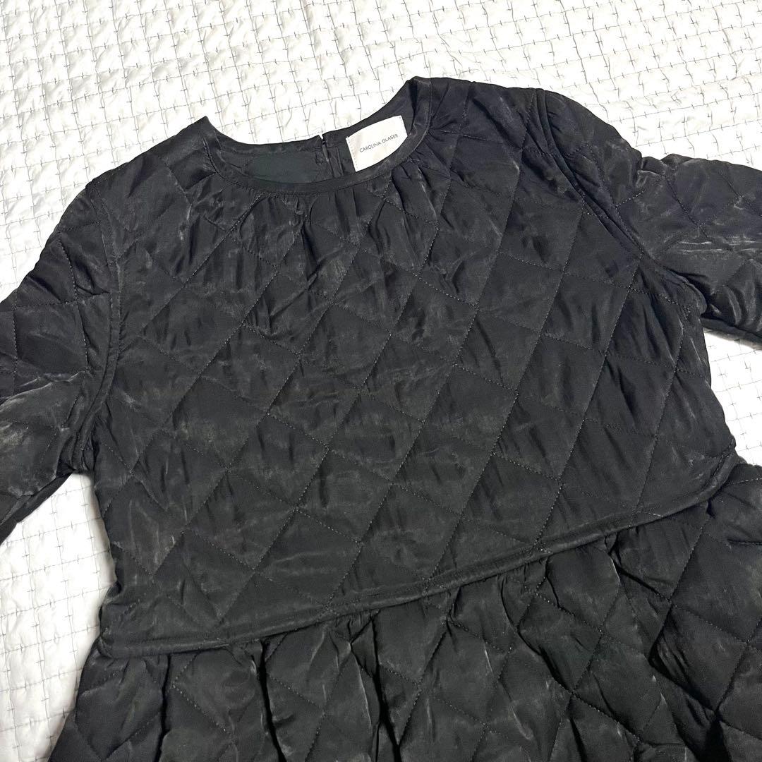 CAROLINA GLASER カロリナ グレイサー ワンピース キルティング