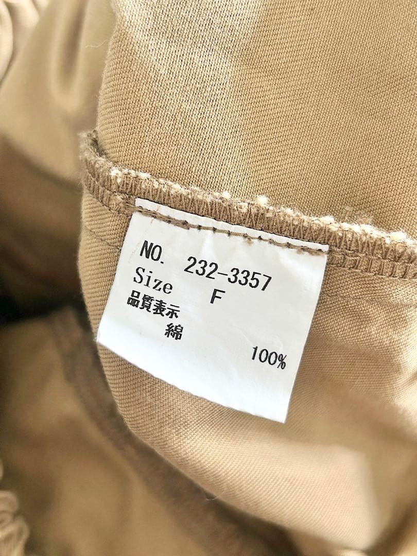 homspun 　高密度ウェポンひもワイドパンツ　キャメル　F 　定価2.4万