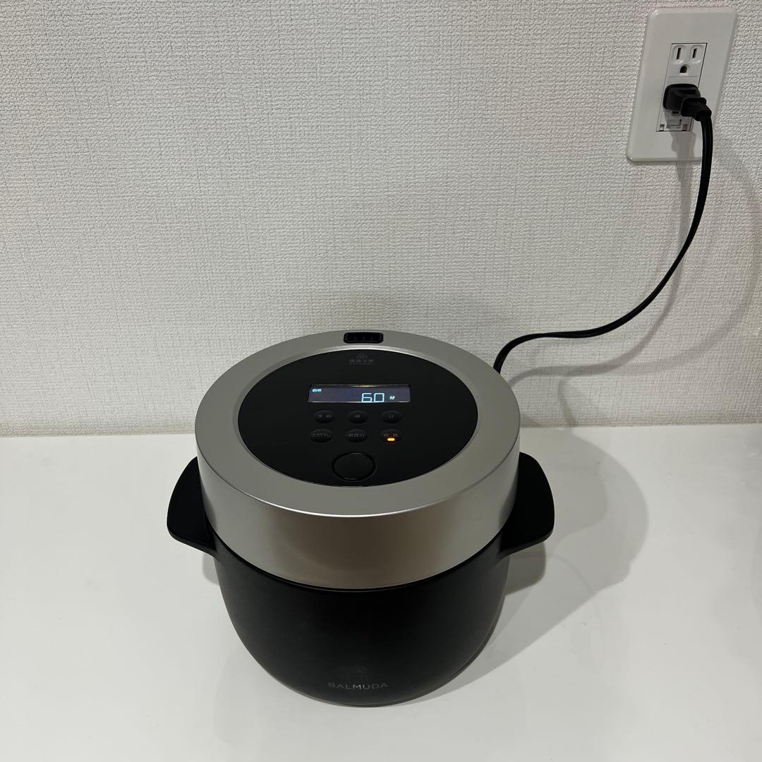 【９月末まで特価】美品　BALMUDA 炊飯器 3合炊き　K03A バルミューダ