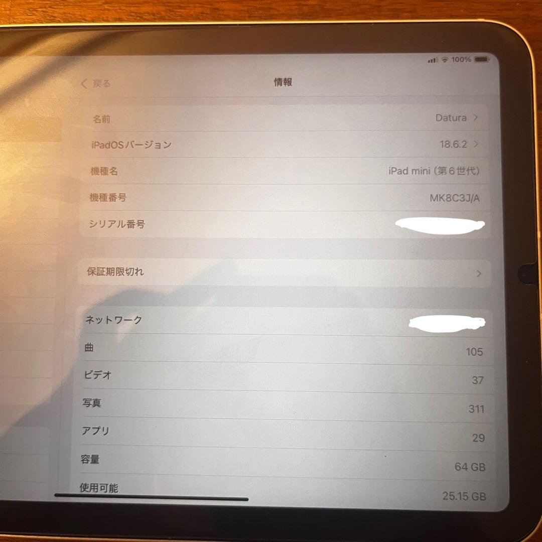 iPad mini 第6世代 Cellularモデル