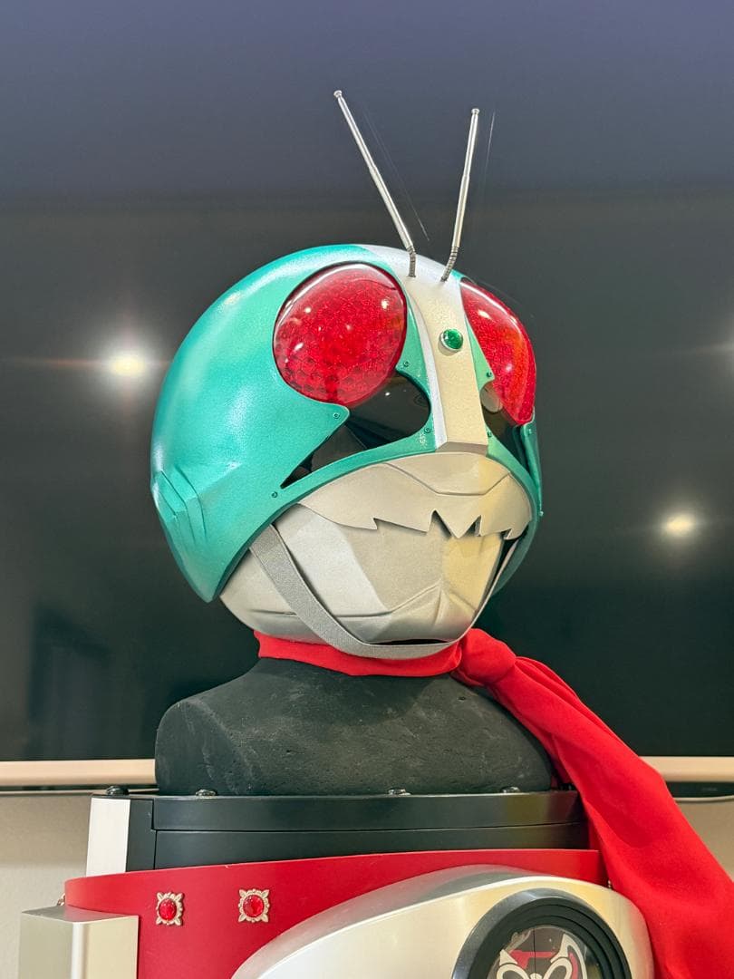 仮面ライダー新1号　1/1　マスク　レプリカ　アトラク　コスプレ　FRP製