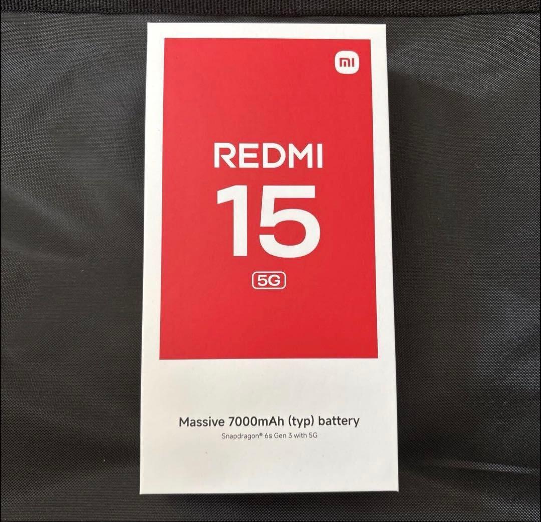 Redmi 15 5G SIMフリー　ブラックSoftBank版