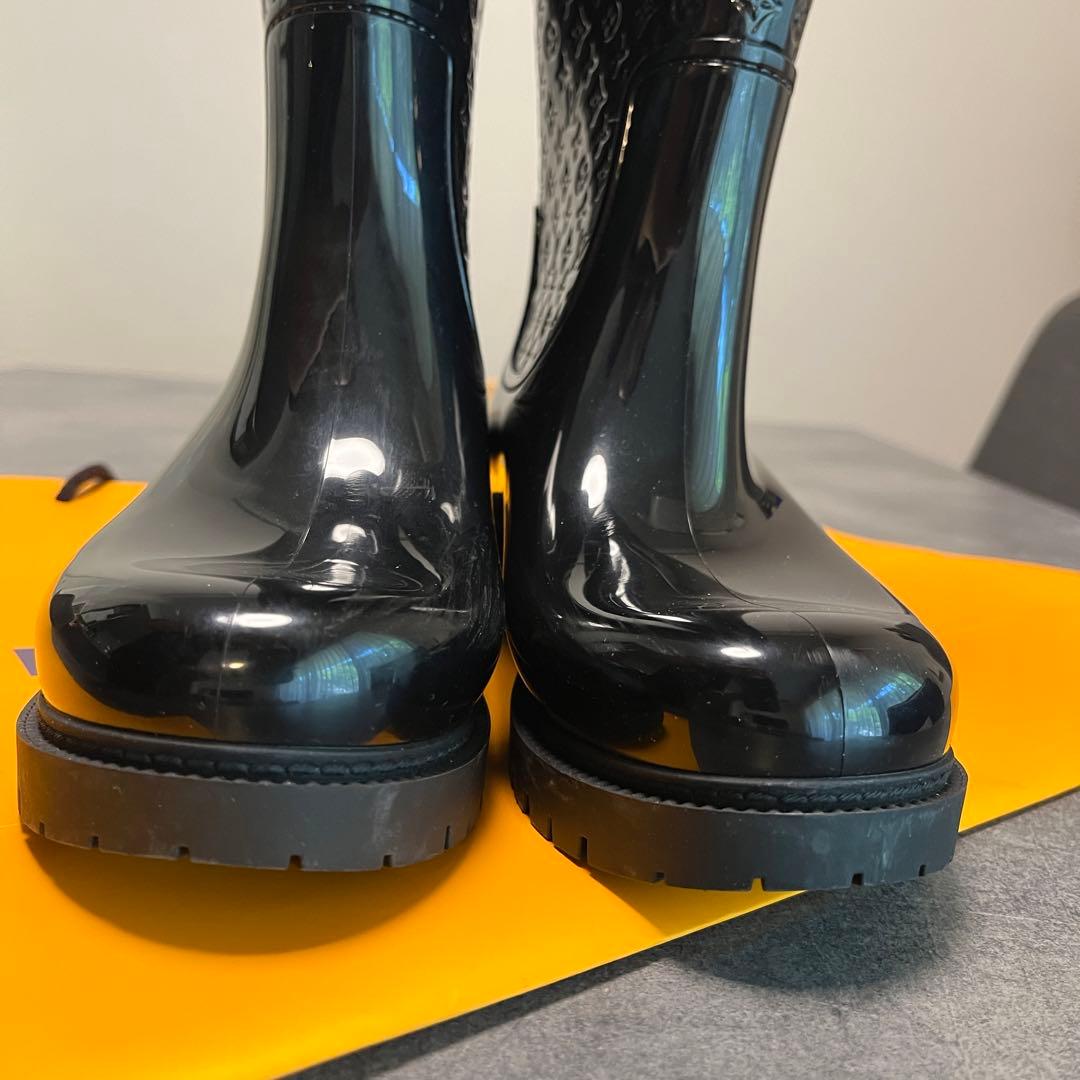 Louis Vuitton ブラック 長靴　36 23cm