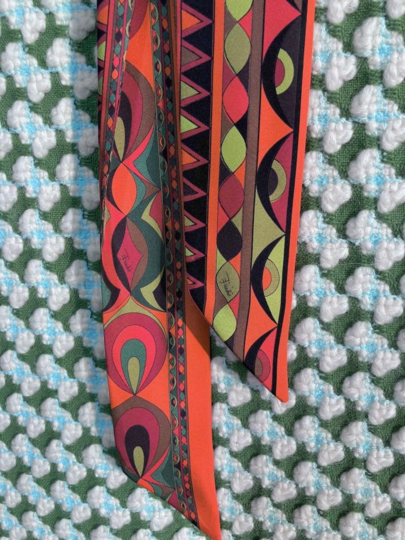 新品☆定価¥91,300 エミリオ プッチ スカーフ付 タートル カットソー M