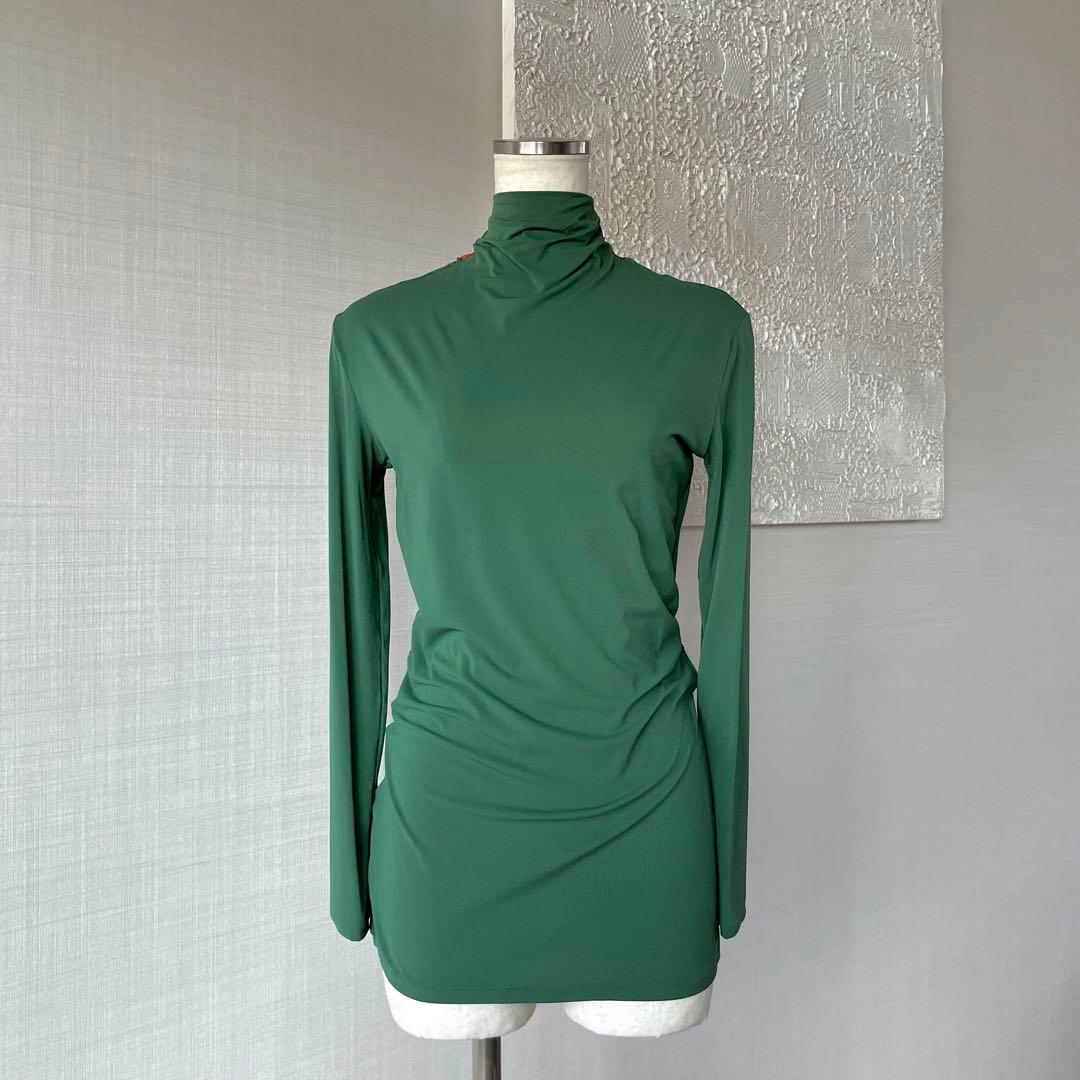 新品☆定価¥91,300 エミリオ プッチ スカーフ付 タートル カットソー M