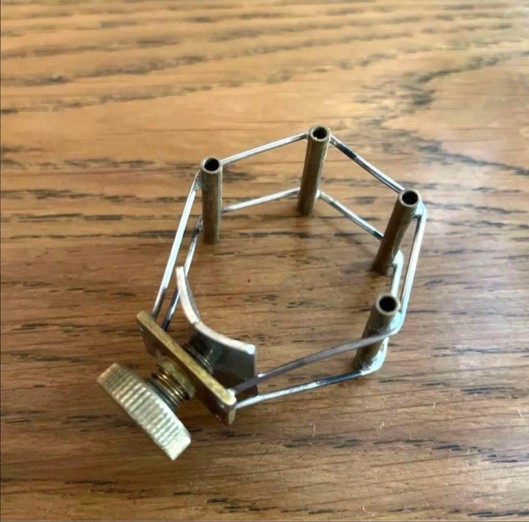 Francois Louis サックスリガチャー 交換可能プレート付き