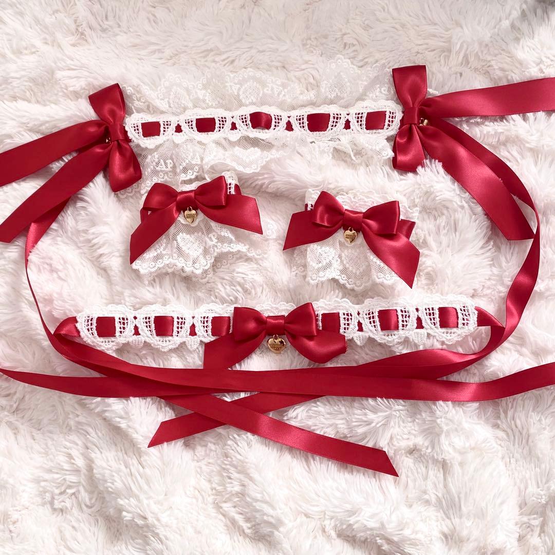 Angelic Pretty Airy Heart はしごレース 3点セット