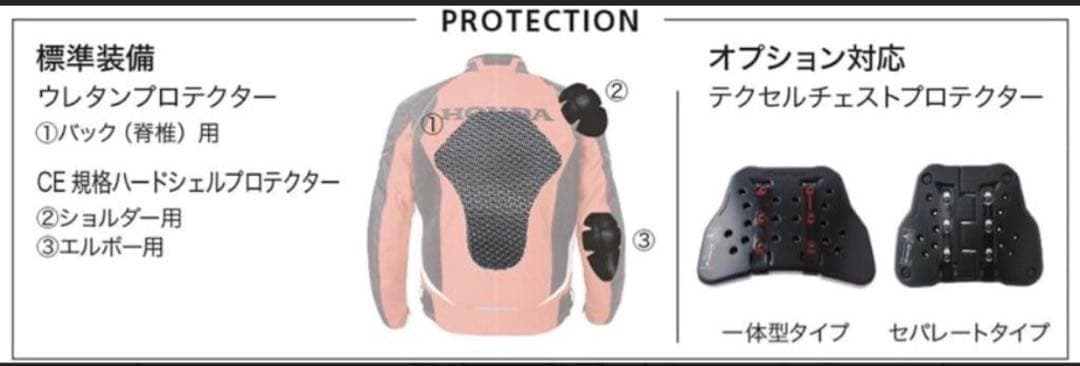 HONDA(ホンダ) HRCファントムウォームジャケット（ブラック) Lサイズ