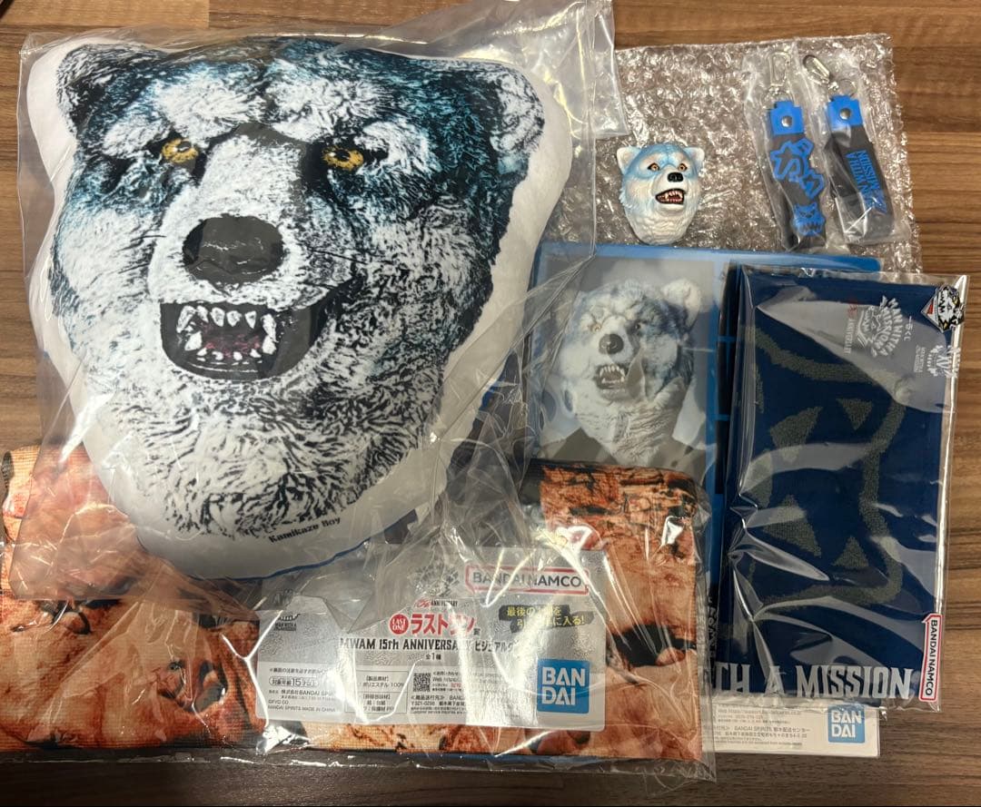 一番くじ　man with a mission カミカゼボーイセット＋ラストワン