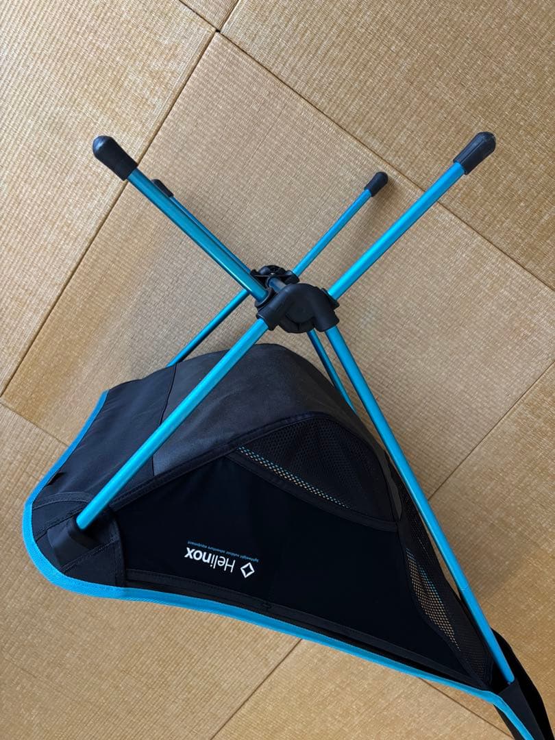 ヘリノックス チェアツー 社外ロッキングフット純正フリース チェアカバーセット