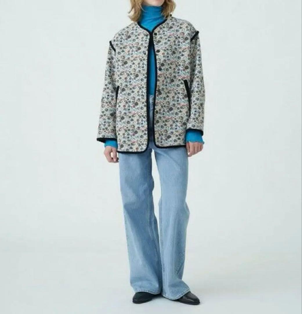 MACPHEE フローラルゴブラン ノーカラージャケット マカフィー　2023