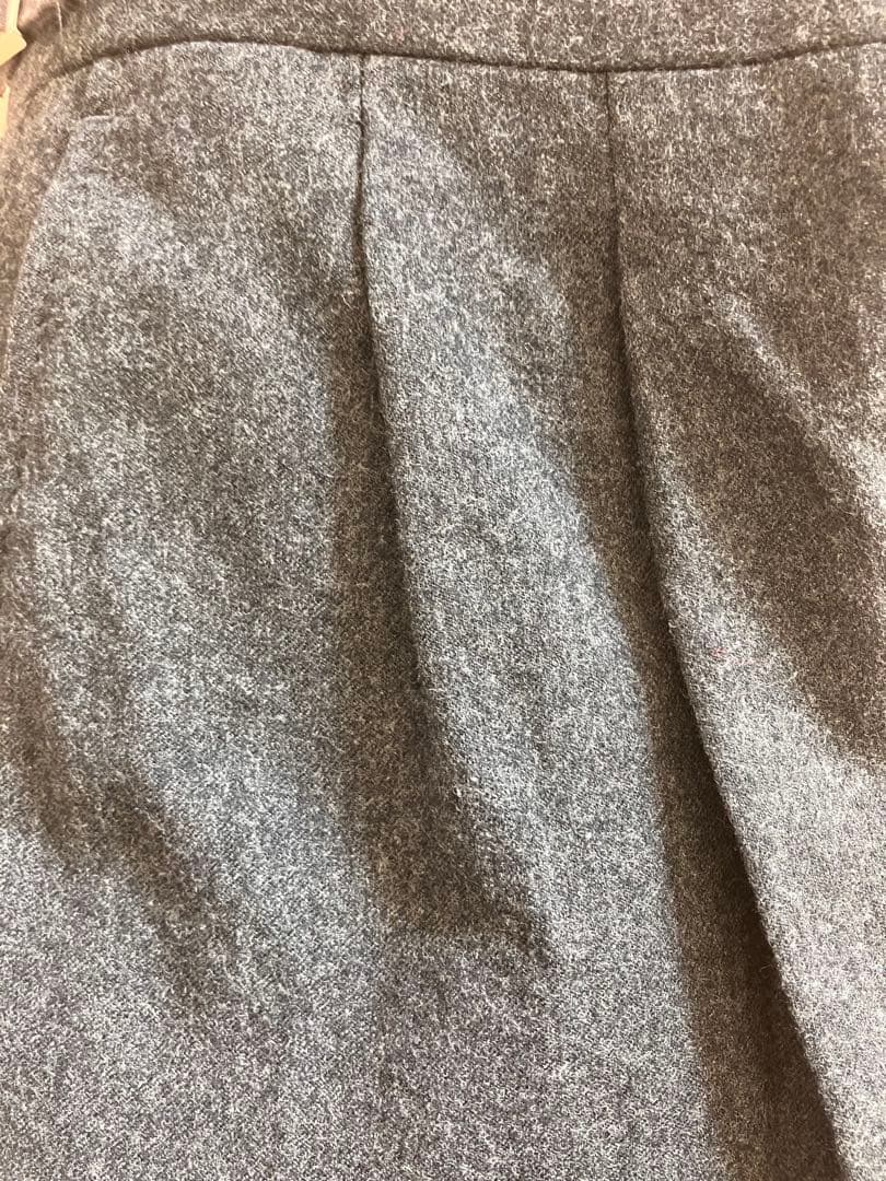 48 グレー　CARUSO スラックス　イタリア製