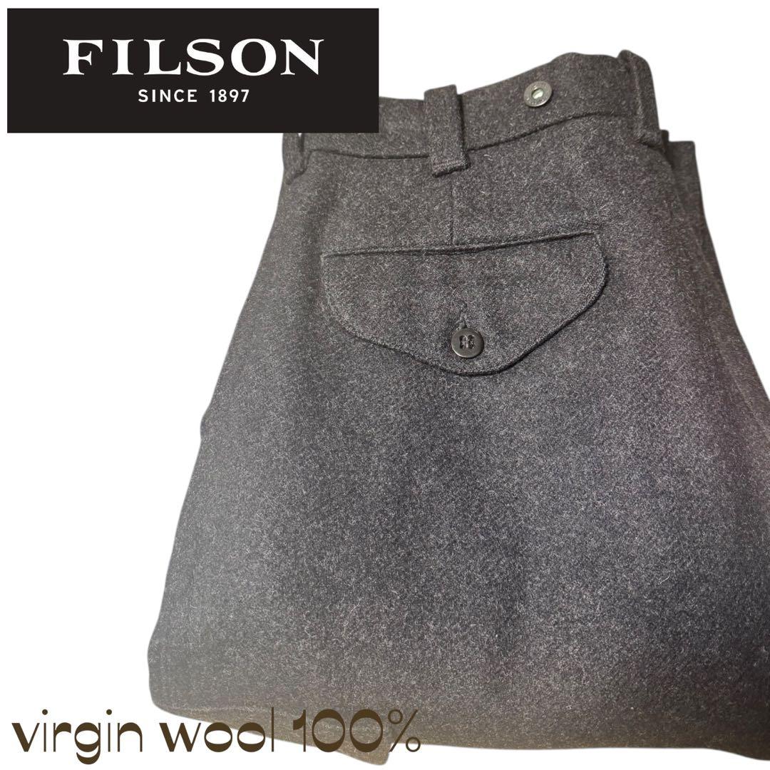 USA製　古着　極暖　FILSON マッキーノ フィールドパンツ ウール　32