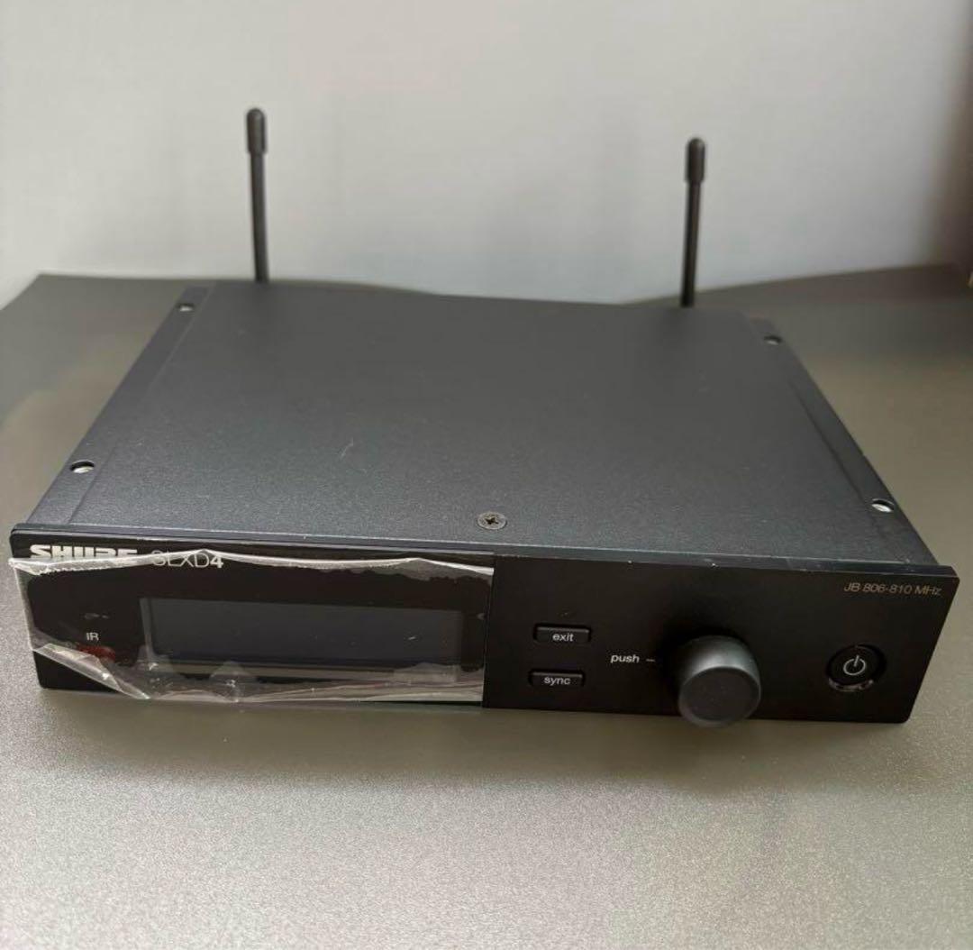 破格　SHURE SLXD4 　SLXD2マイク付き　ワイヤレスマイク
