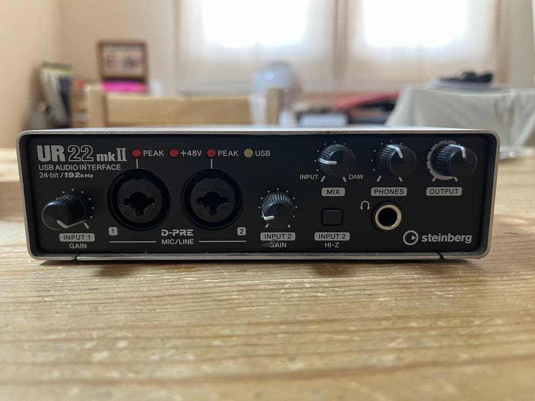 Steinberg UR22 mk II USBオーディオインターフェース