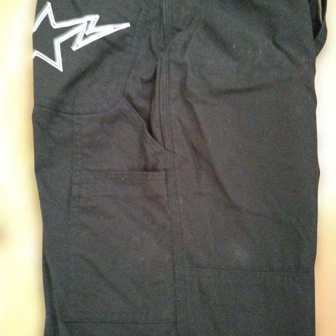 最終a bathing ape エイプ　カーゴパンツ黒S　ペインター