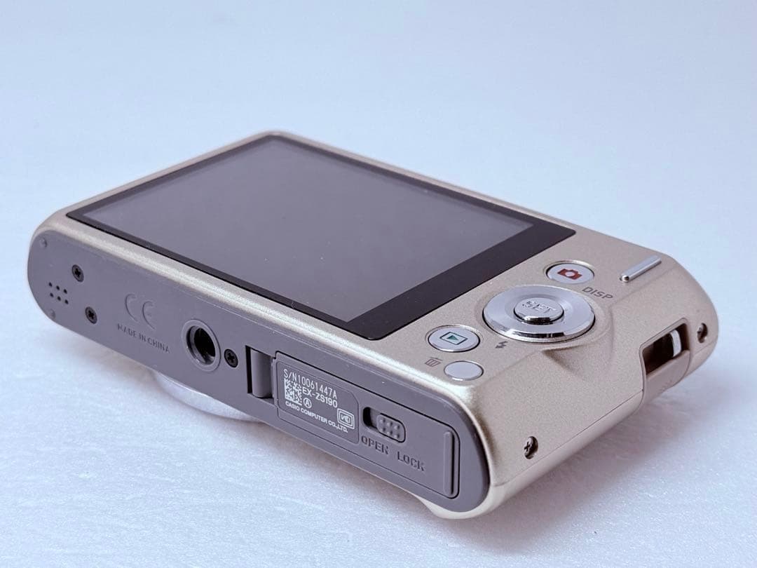 CASIO EXILIM EX-ZS190 ゴールド 動作確認済 コンデジ 人気
