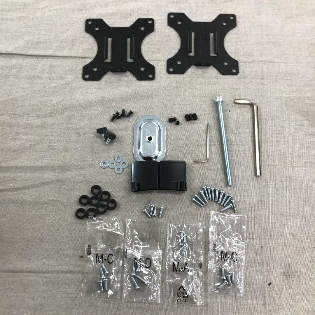 m*t様 Pixio PS2D モニターアーム デュアル 黒 ブラック