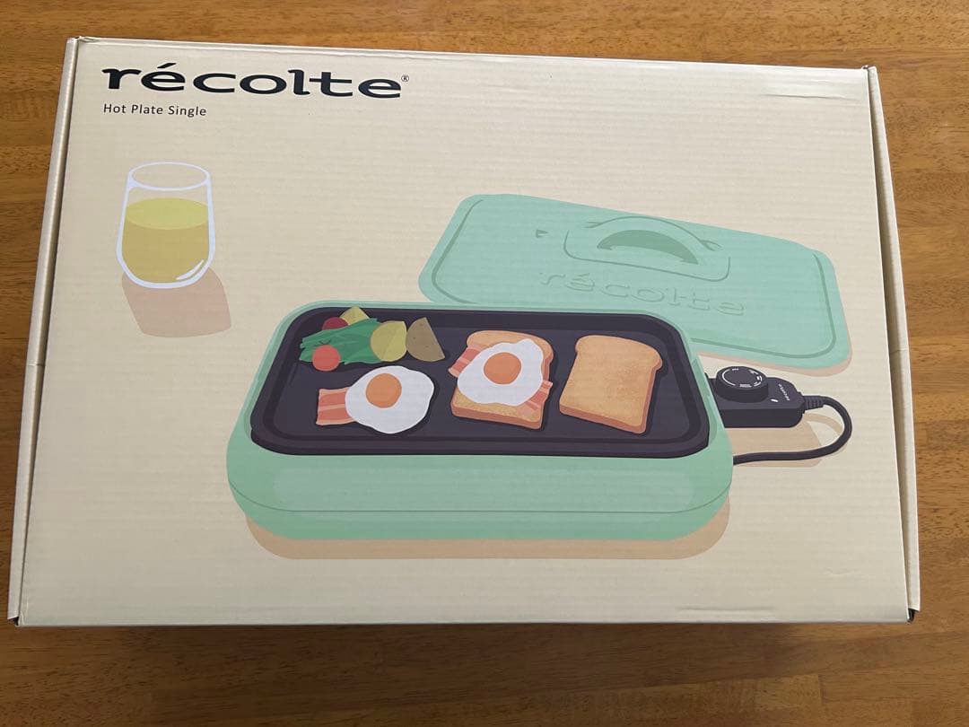 【新品】レコルトHot Plate Single グリーン　recolte