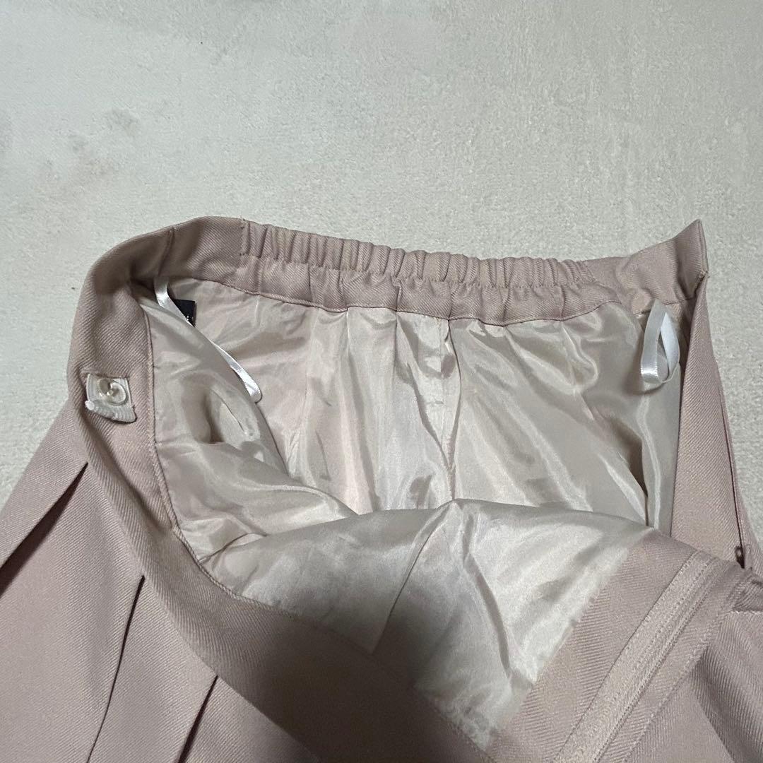 【未使用級】レピピアルマリオ　人気のセーラー襟　セットアップ　ピンクベージュ　M