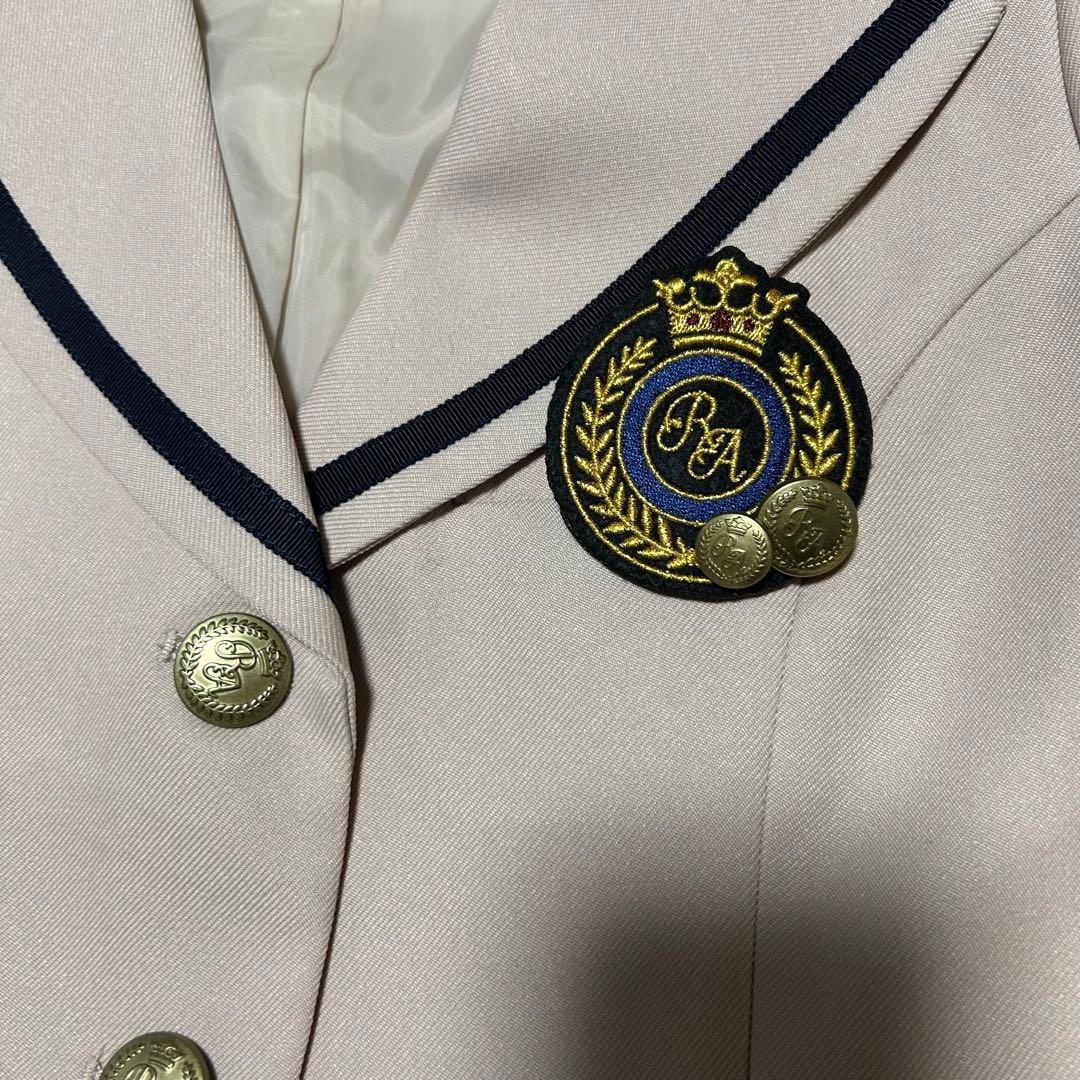 【未使用級】レピピアルマリオ　人気のセーラー襟　セットアップ　ピンクベージュ　M