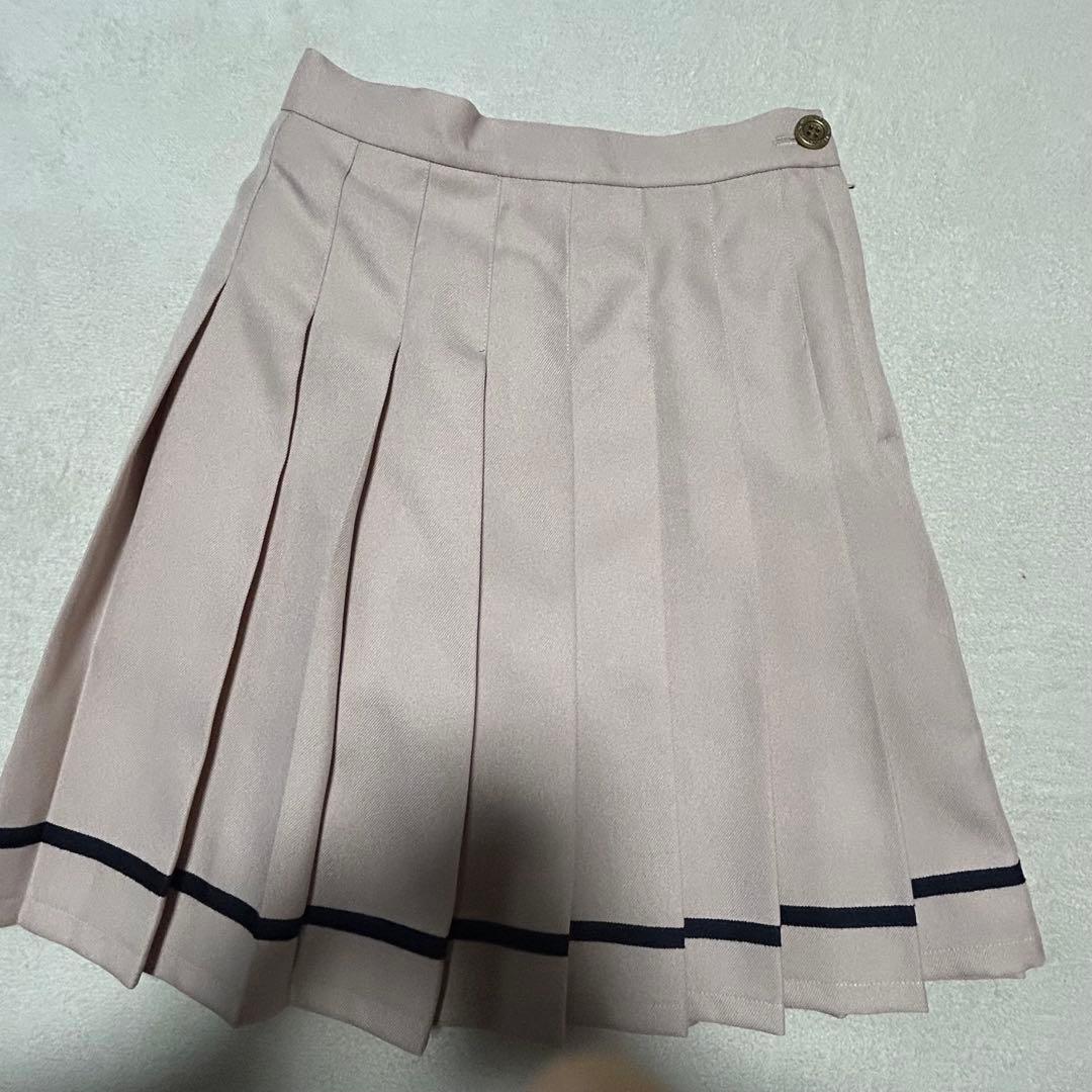 【未使用級】レピピアルマリオ　人気のセーラー襟　セットアップ　ピンクベージュ　M