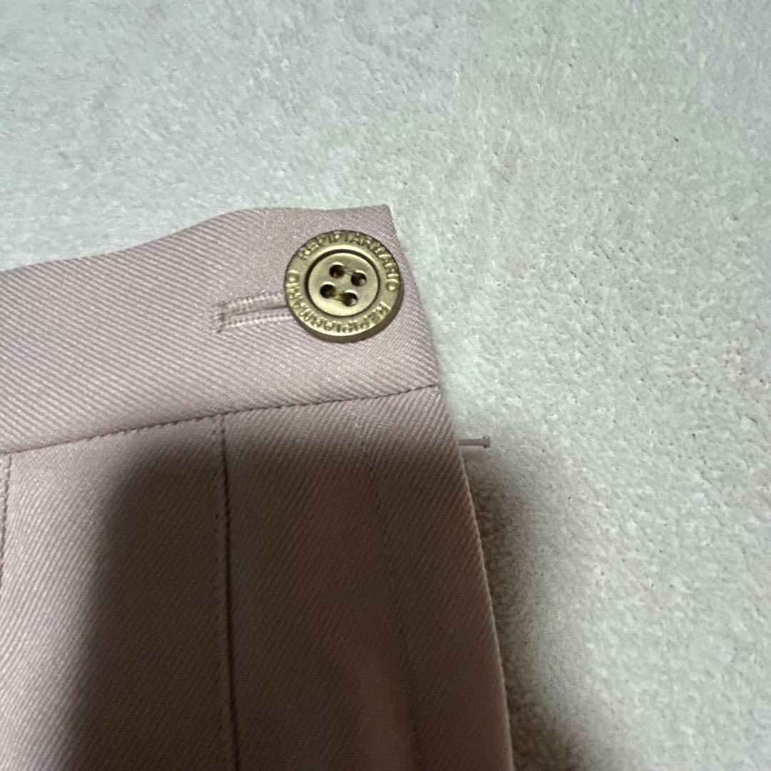 【未使用級】レピピアルマリオ　人気のセーラー襟　セットアップ　ピンクベージュ　M