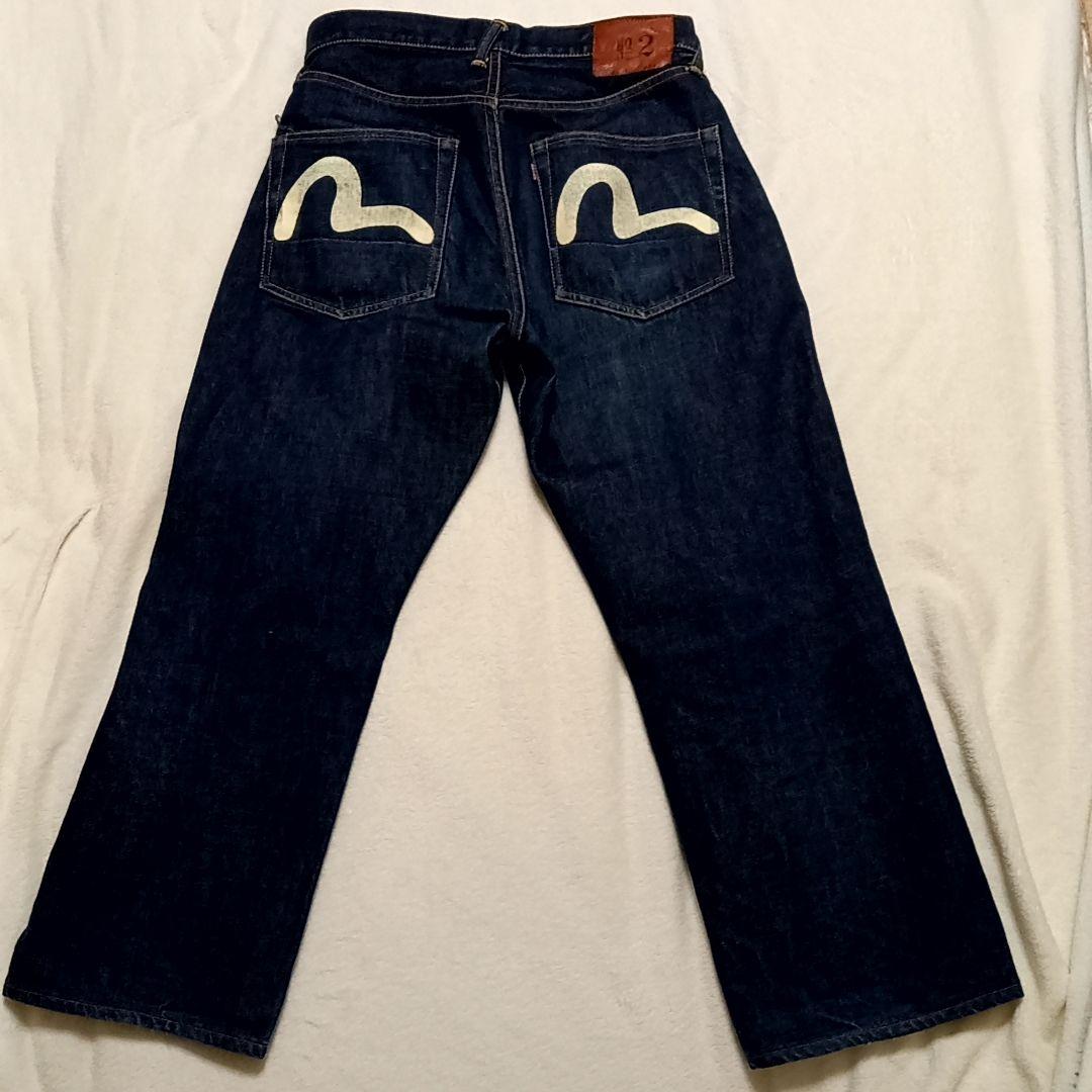 専用‼️EVISU エヴィス No2 　白　W30 2001 濃紺　セルビッチ