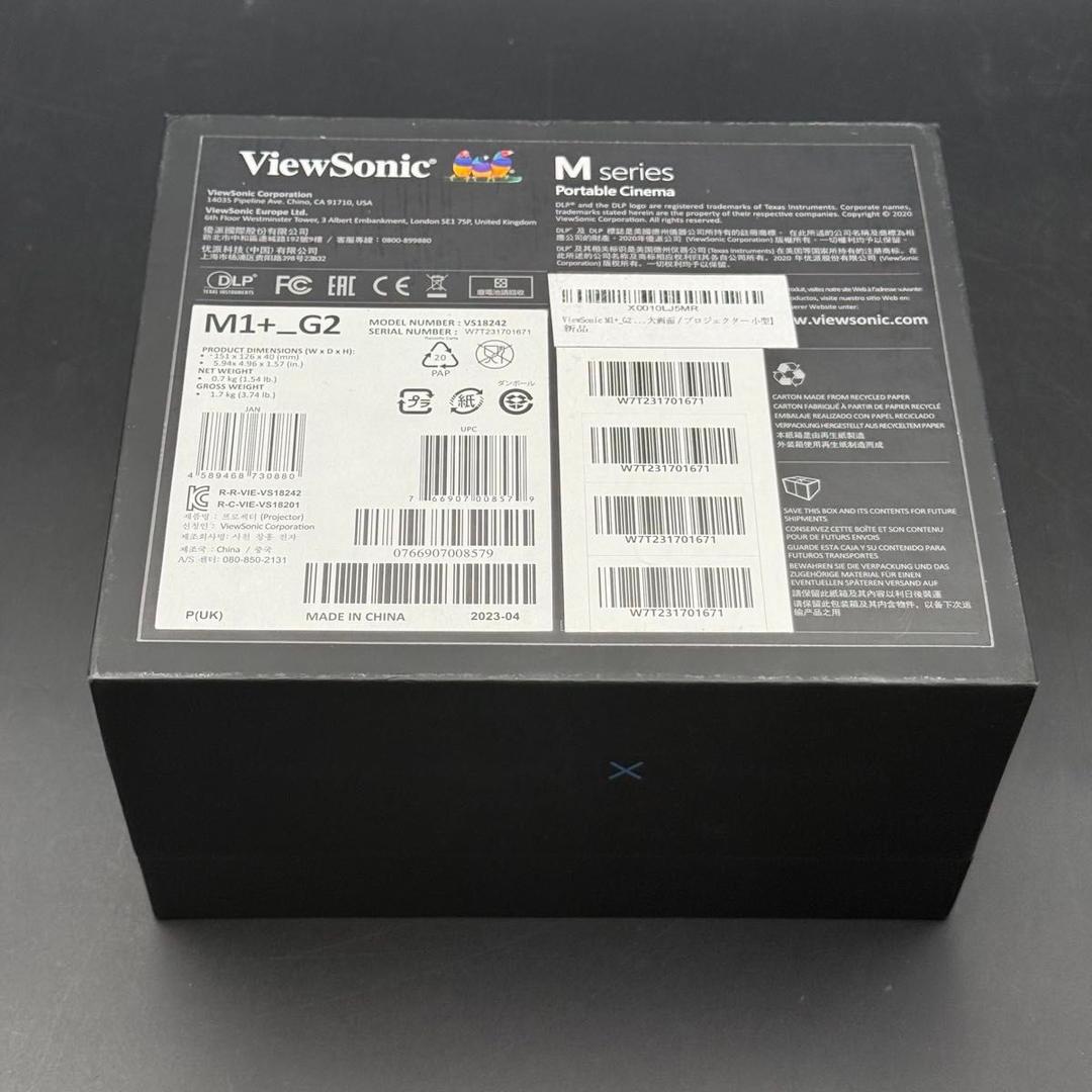 【美品】Viewsonic M1+G2 プロジェクター