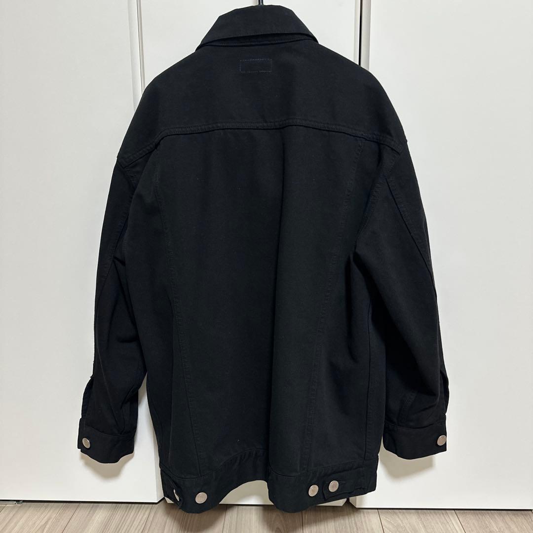 ジャケット・アウター HYKE BLACK 3rd denim jacket