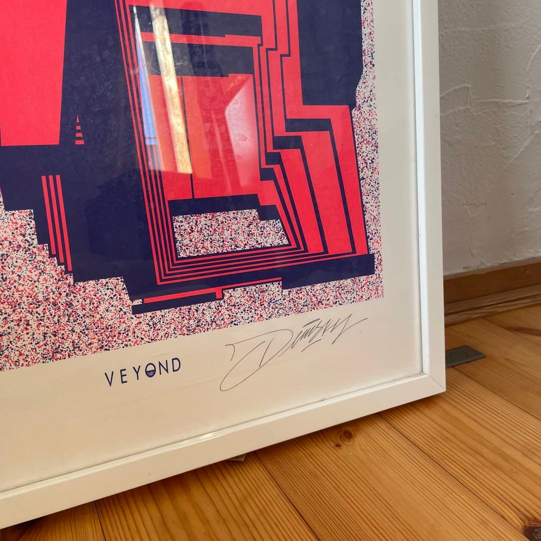 j.demisky veyond シルクスクリーン ポスター 額装
