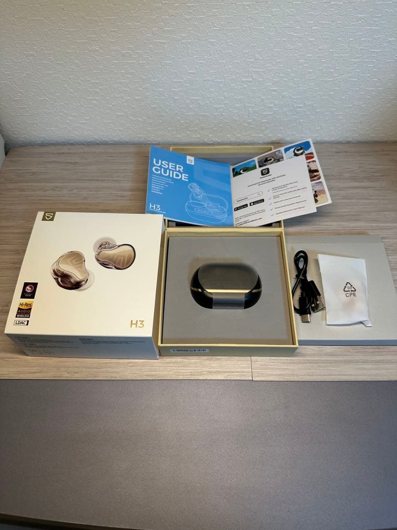 【美品】SOUNDPEATS(サウンドピーツ) H3 ワイヤレスイヤホン