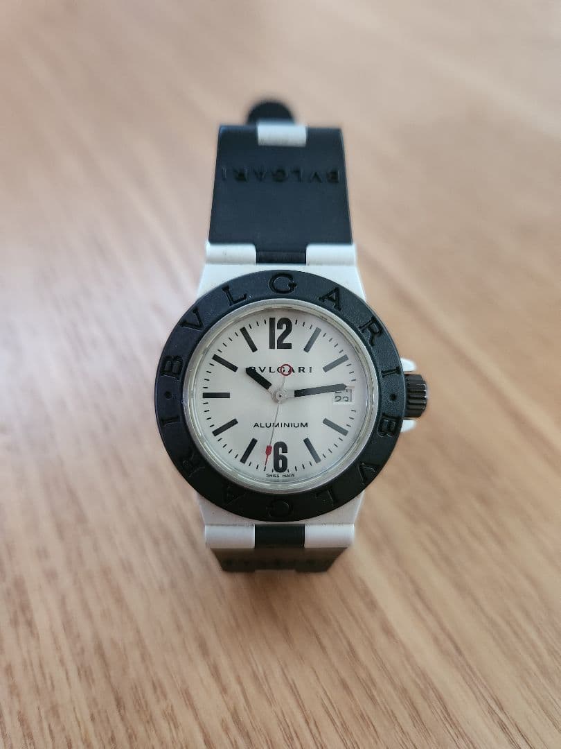 BVLGARI アルミニウム ラバーベルト時計 レディース