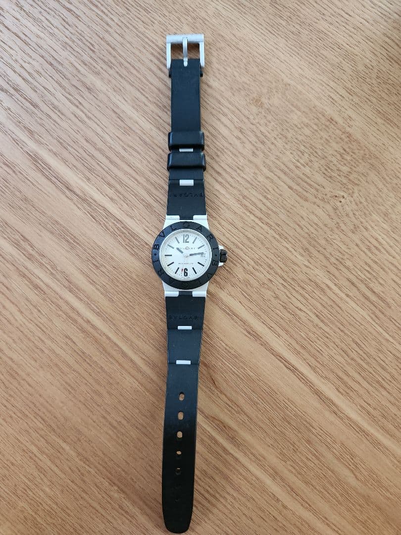 BVLGARI アルミニウム ラバーベルト時計 レディース