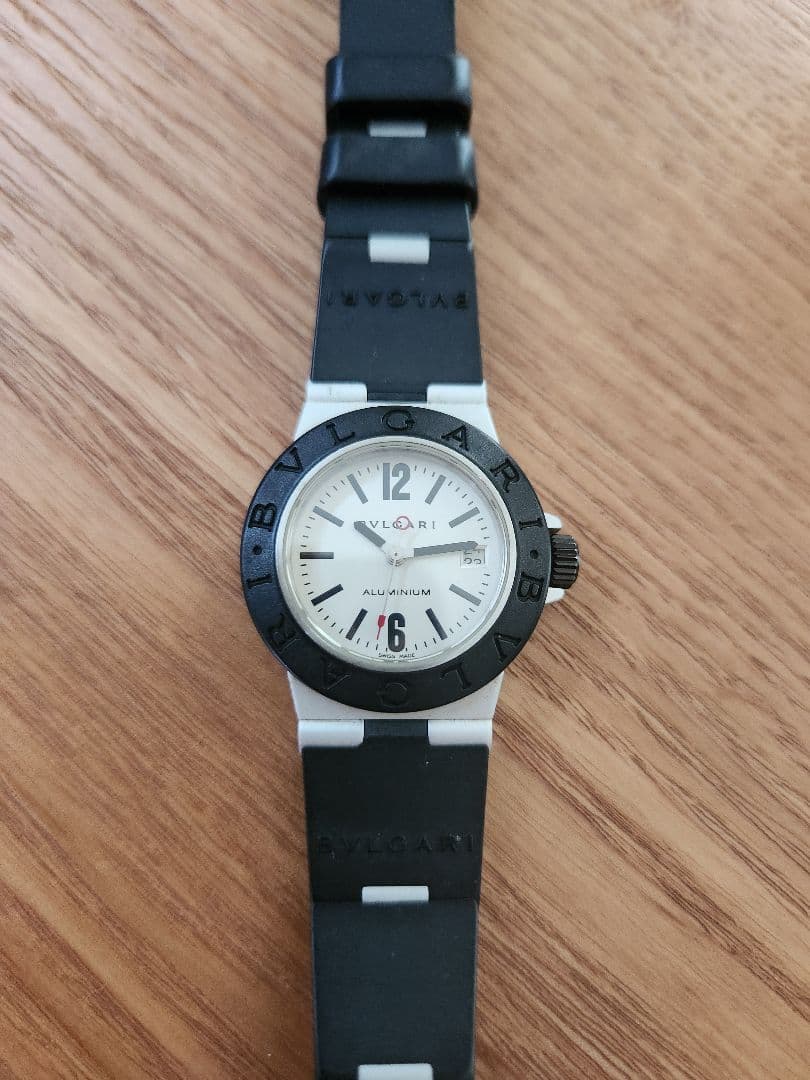 BVLGARI アルミニウム ラバーベルト時計 レディース