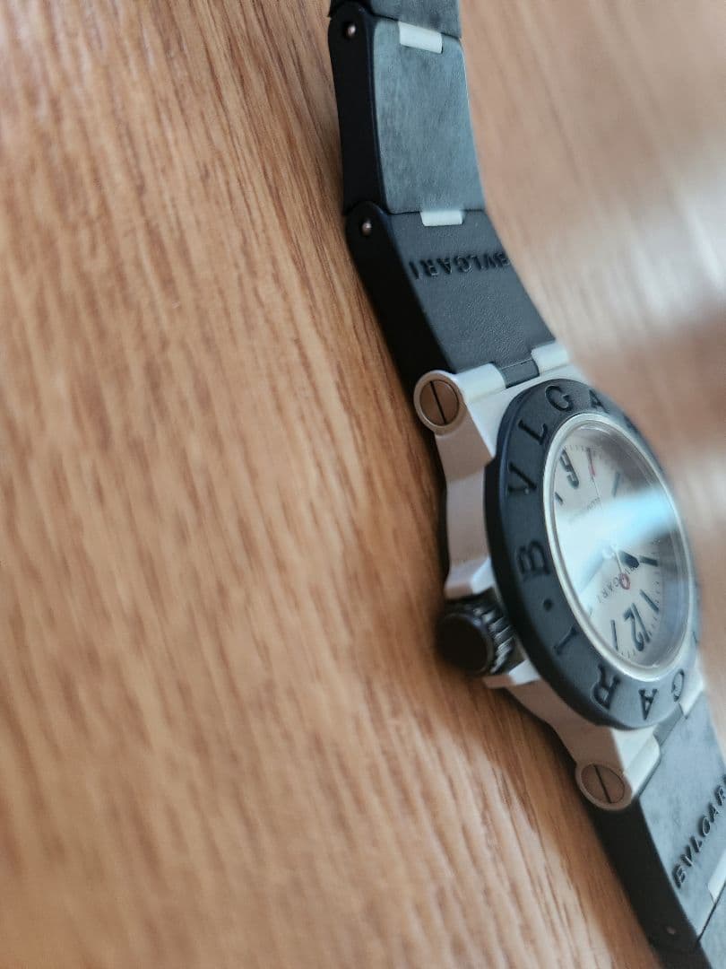 BVLGARI アルミニウム ラバーベルト時計 レディース