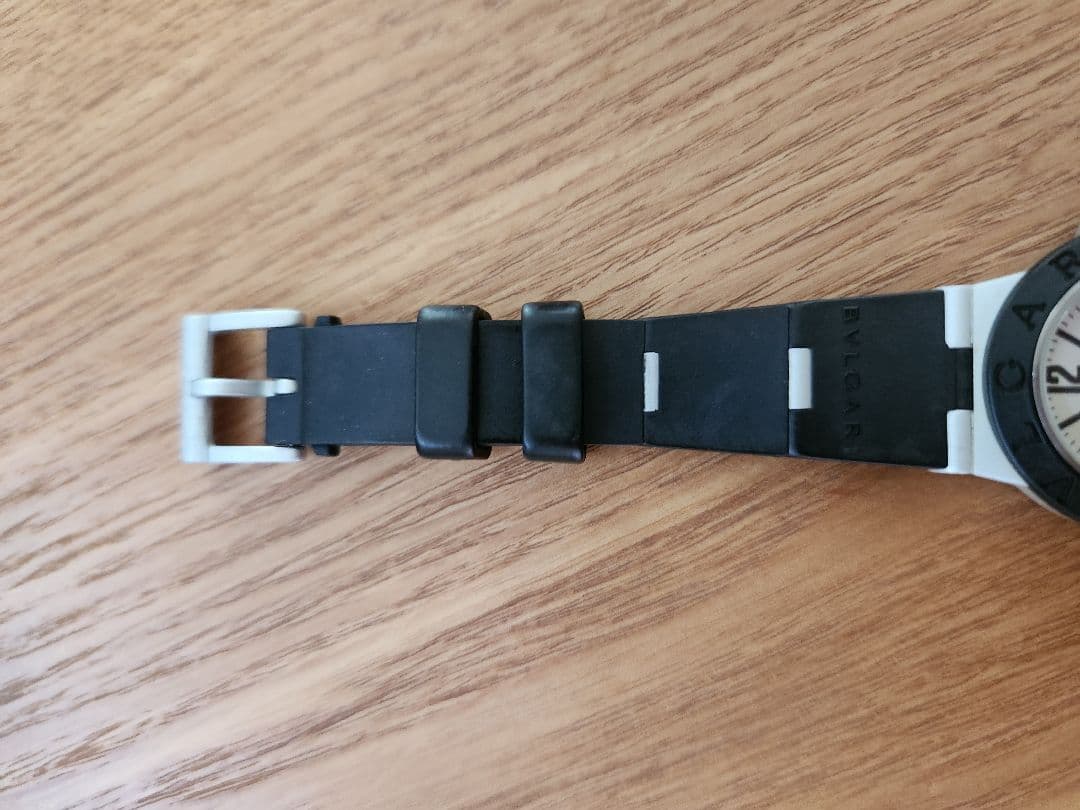 BVLGARI アルミニウム ラバーベルト時計 レディース