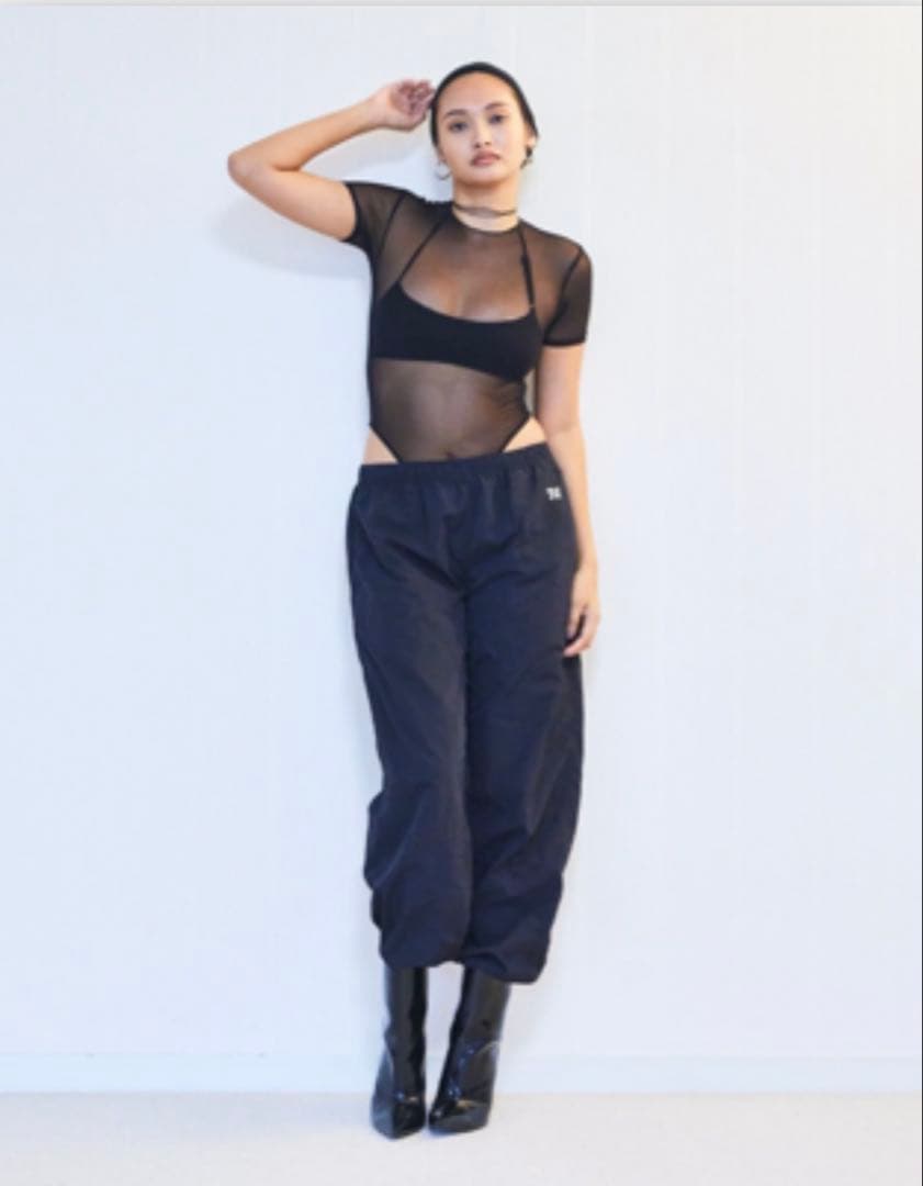 TW Unisex Nylon Pants サイズL ブラック