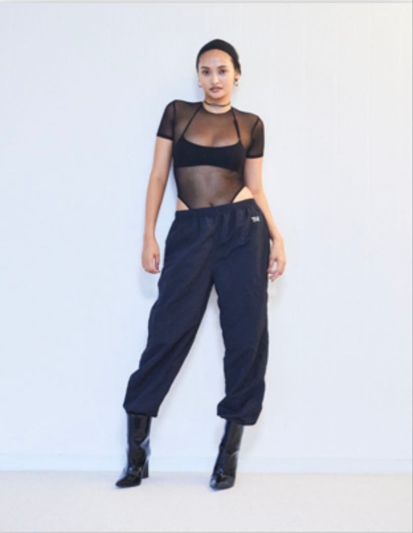 TW Unisex Nylon Pants サイズL ブラック