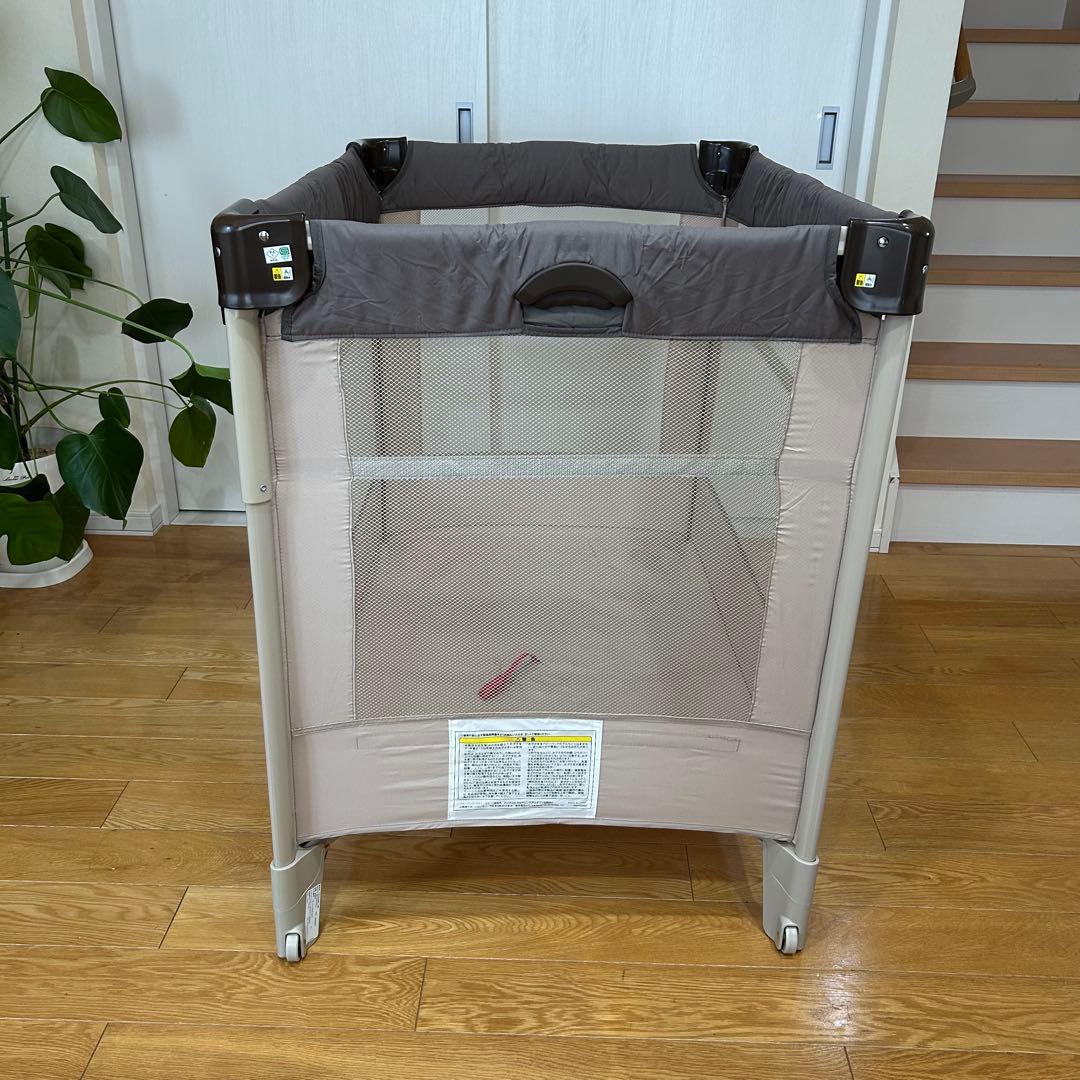 【美品】Aprica アップリカ ココネルエアー ベビーベッド ココアブラウン